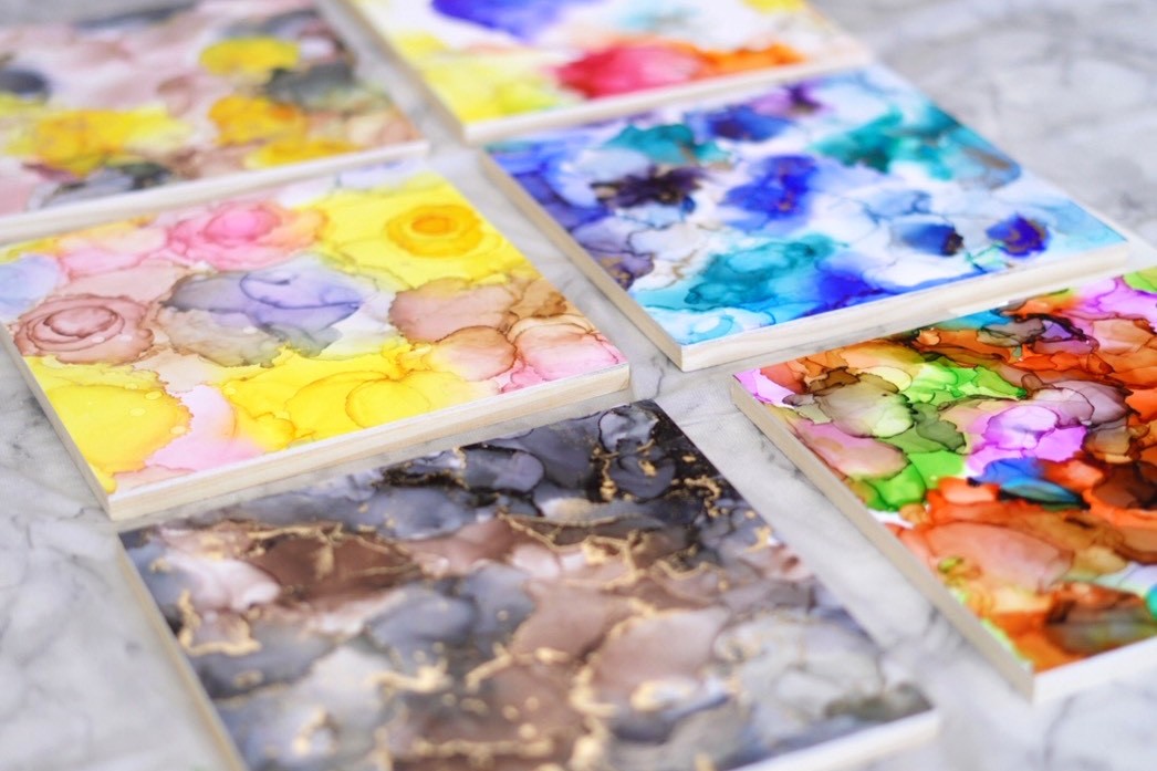 アルコールインクアートの作品